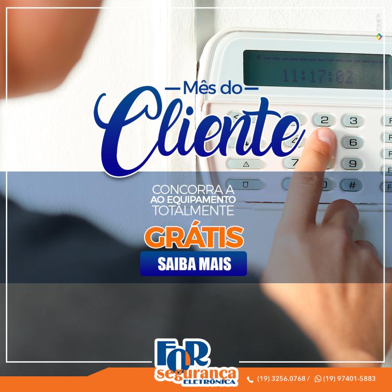 PROMOÇÃO MÊS DO CLIENTE!